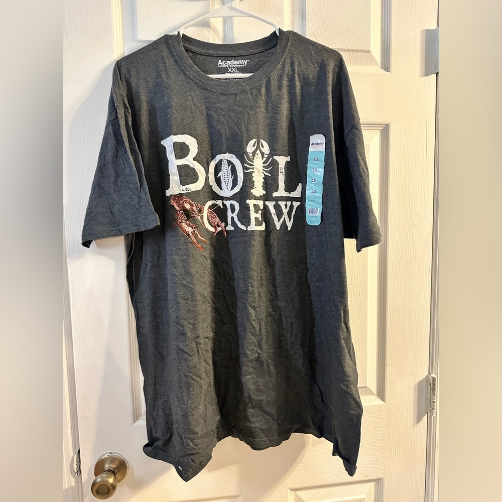Academy sports and outdoors, XXL boil crew crawfish T-shirt
